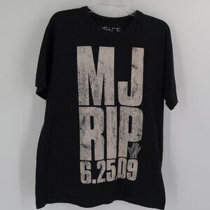 Peace Generation Michael Jackson "MJ RIP 06/25/09" T-Shirt Size XL